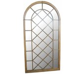 Espejo de pared dkd home decor madera mdf decapé (90 x 3,5 x 160 cm)