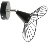 Lámpara de pared dkd home decor negro metal 50 w 220 v urbano 21 x 22 x 22 cm