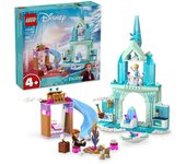 LEGO | Disney Frozen Castillo Helado de Elsa, Palacio de Princesa de Juguete, 2 Figuras de Animales y Mini Muñecas de Elsa y Anna, Regalo de Cumpleaños para Niñas y Niños de 4 Años en Adelante 43238