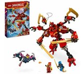 LEGO Ninjago Meca Escalador Ninja de Kai de Juguete, Set de Juego de Aventura con Figura con Armadura Robótica y 4 Minifiguras de Personajes, Regalo para Niños y Niñas de 9 Años o Más 71812