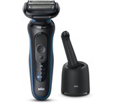 Braun Series 5 52-B7000cc Afeitador Eléctrica con Centro de Limpieza SmartCare Negra/Azul
