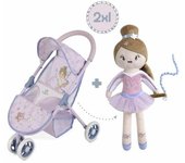 DE CUEVAS TOYS Carro de Muñecas Mi Primera Sillita Gala con Muñeca de Cuerpo Blando DeCuevas 90251