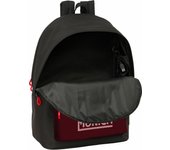 Safta MUNICH VULCAN - Mochila para Portátil 15.6" y USB, Ideal para Jóvenes de Diferentes Edades, Tejido Reciclado, Cómoda y Versátil, Calidad y Resistencia, 31x18x44 cm