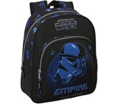 STAR WARS Digital Escape - Mochila Escolar Infantil, Ideal para Niños de Diferentes Edades, Cómoda y Versátil, Calidad y Resistencia, 27x10x33 cm, Color Negro