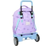 Frozen Spirit - Mochila Grande con Ruedas, Compact Evolución, Extraíble, Ideal para Niños de Diferentes Edades, Cómoda y Versátil, Calidad y Resistencia, 33x22x45 cm