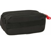 Safta MUNICH VULCAN - Portatodo Triple Big, Estuche Infantil, Estuche Niño, Ideal para Niños en Edad Escolar, Cómodo y Versátil, Calidad y Resistencia, 21.5x8x10 cm