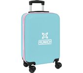 Munich Heaven - Trolley de Cabina 20 Pulgadas, Maleta con Ruedas, Candado de Seguridad, Maleta Ligera, 34.5x20x55 cm, Color Celeste