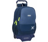 Safta MUNICH BLUE INDIGO - Mochila Escolar Grande con Carro 905, Ideal para Niños de Diferentes Edades, Cómoda y Versátil, Calidad y Resistencia, 32x16x44 cm