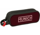 Safta MUNICH VULCAN - Portatodo Doble Niño, Estuche Infantil, Estuche Niño, Ideal para Niños en Edad Escolar, Cómodo y Versátil, Calidad y Resistencia, 21x6x8 cm