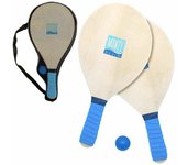 Palas de playa con pelota juinsa madera 20 x 43 cm