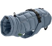 Abrigo para perro Paxson color azul tórtola, talla 35