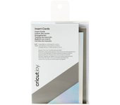 Cricut Tarjetas de encartes Cricut Joy™, Gris/Plata holográfica