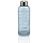 Botella de Agua Versa Azul Vidrio Aluminio 1 L 8,2 x 23,5 x 8,2 cm - Marca: Versa - EAN: 8420327569776