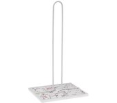 Portarrollo de papel de cocina versa balbec metal acero madera mdf 16,5 x 31 x 13 cm