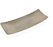 Centro de Mesa Versa Marrón 13 x 3 x 34 cm - Marca: Versa - EAN: 8420327554833