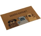 Felpudo versa welcome termoplástico 40 x 2 x 70 cm perro