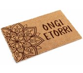 Versa Felpudo Ongi Etorri Mandala Fibra de Coco de la Marca, Color Multicolor (40 x 2 x 60 centímetros)