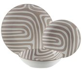Vajilla Versa Denali Gris Porcelana - Marca: Versa - EAN: 8420327557636