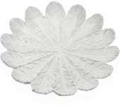 Centro de mesa versa blanco flor 2,3 x 24,2 x 30 cm