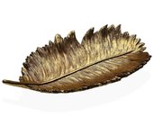 Centro de Mesa Versa Dorado 11 x 3,3 x 19,3 cm - Marca: Versa - EAN: 8420327549792