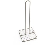 Portarrollo de papel de cocina versa estrellas metal acero madera mdf (16,5 x 31 x 13 cm)