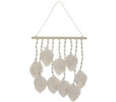 Decoración de Pared Versa Blanco Hojas 60 x 40 cm - Marca: Versa - EAN: 8420327557216