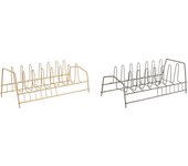 Organizador de fregadero home esprit beige gris 35 x 18 x 10 cm (2 unidades)