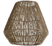 DKD Home Decor Pantalla de Lámpara 30 x 30 x 28 cm Natural Hierba Marina - Marca EAN: 8424002061524
