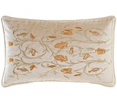 DKD Home Decor Cojín Dorado 50 x 10 x 30 cm Flores - Marca EAN: 8424002009212