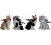 Figura decorativa dkd home decor 11 x 13 x 15 cm animales (4 unidades)