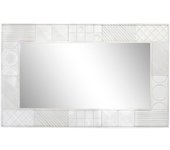 DKD Home Decor Espejo de Pared Blanco Moderno Rombos 154 x 4 x 94 cm - Marca EAN: 8424002004484