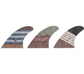 Reloj de pared dkd home decor surf multicolor madera mdf mediterráneo (30 x 4,5 x 43 cm) (3 unidades)