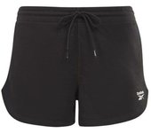 Pantalones Cortos Deportivos para Mujer Reebok RI FRENCH TERRY H54767 Negro XS