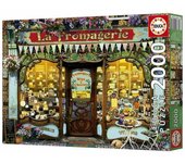Educa - Puzzle de 2000 Piezas para Adultos | La Tienda de quesos Finos. Incluye Pegamento Fix Puzzle. Medidas: 96 x 68 cm. A Partir de 14 años (20264)