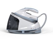 Imetec Rapidvapor - Centro de planchado, suela de cerámica, calentamiento rápido, liviana, sistema de limpieza Calc Clean, golpe de vapor de 240 g, 2400 W, bomba de 5 bares
