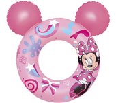 Bestway flotador disney minnie mouse con orejas 74x76 cm +3 a 6 años piscina y playa 09111