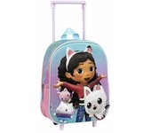 CERDÁ LIFE'S LITTLE MOMENTS Mochila Infantil Trolley 3D Gabby´S Dollhouse Medidas 25.0x31.0x10.0 cm s, Unisex niños, Mod. 25