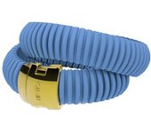 Pulsera mujer hip hop icon light blue bracciale doppio/ double bracelet