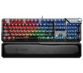 MSI Vigor GK71 Sonic Red FR Teclado Gaming Mecánico,AZERTY FR,Switches Sonic Red,Teclas ClearCaps,Accesos directos Multimedia, Reposamuñecas Ergonómicas, Mystic Light,USB 2.0,Tamaño Completo Negro