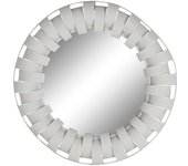 Espejo de pared home esprit blanco moderno 87 x 7,5 x 87 cm