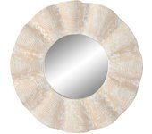 Espejo de Pared Home ESPRIT Blanco Decapé Tallado 76 x 7 x 76 cm - Marca: Home ESPRIT - EAN: 8424002170998