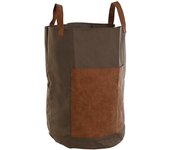 Bolsa home esprit marrón algodón 40 x 40 x 60 cm