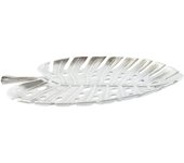 Centro de Mesa Home ESPRIT Plateado Aluminio Moderno Hoja de Planta 38,5 x 28 x 3 cm - Marca: Home ESPRIT - EAN: 8424002157296