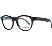 Ermenegildo Zegna ZC5002 Monturas de Gafas, Marrón (Avana Scura), 51.0 Unisex Adulto