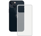 KSIX smart your tech Funda semirrígida para iPhone 14, Laterales Reforzados, Rígida, Compatible con Carga inalámbrica, Transparente