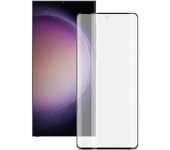 KSIX smart your tech Protector de Pantalla para Galaxy S23 Ultra 5G, Vidrio Templado, Resistencia 9H, Grosor 0,3 mmNegro
