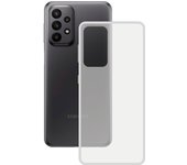 KSIX smart your tech Funda Flexible para Galaxy A24 5G, Antihuellas, Packaging Free, Compatible con Carga inalámbrica, Transparente