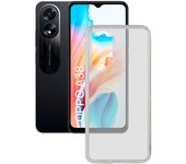 KSIX smart your tech Funda Flexible para OPPO A38, Antihuellas, Resistente, Ligera, Compatible con Carga inalámbrica, Transparente