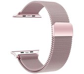 Correa Intercambiable KSIX Metal, Compatible con Series Urban y Apple Watch 42/44/45/49mm, Rosa