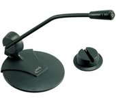 NGS MS102 - Micrófono para Ordenador/PC con Doble Peana de Sujeción Direccionable para Mesa o Monitor